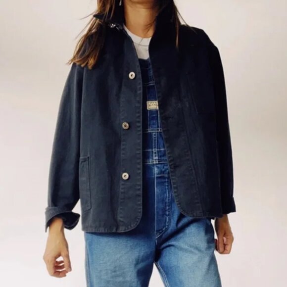 Hey Gang Jackets & Blazers - Hey Gang Barn Coat in Black 0 Small